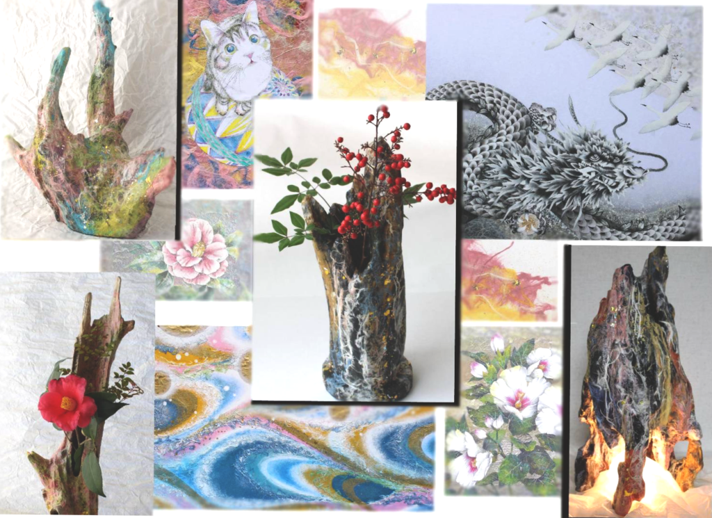 山下 純一郎 - 和紙継ぎ紙作品販売